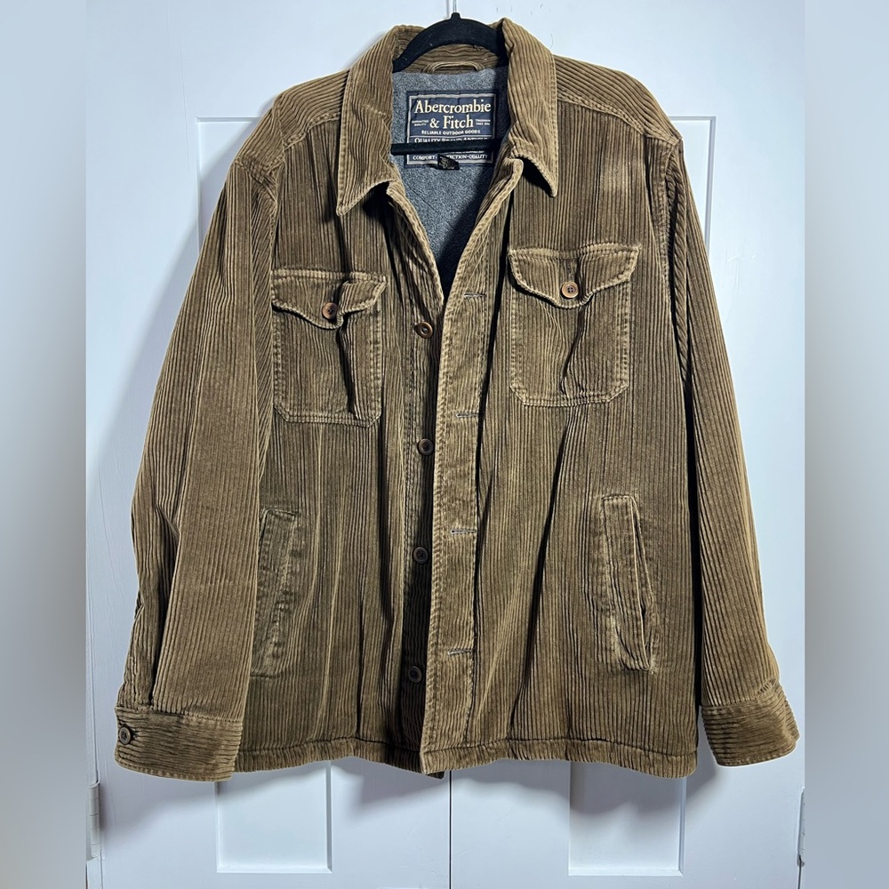 Abercrombie & Fitch Outdoor Goods Corduroy Jacket Oversized